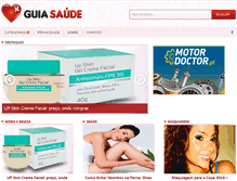 Tablet Screenshot of guiasaude.org